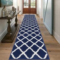 Tapete Runner SHACOS Extra Long 60x305cm Azul Marinho