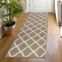 Tapete Runner SHACOS lavável 50x150cm com suporte de borracha antiderrapante