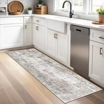 Tapete Runner ZHXXUJ antiderrapante lavável 60x150cm bege/cinza Tapete Runner ZHXXUJ antiderrapante lavável 60x150cm bege/cinza