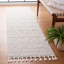 Tapete SAFAVIEH Marrakesh Passadeira 67x183cm Bege com Franjas
