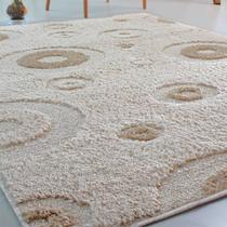 Tapete Sala 100 x 150 cm Alto e Baixo Relevo Infantil Quarto Escritório Felpudo Geométrico Confortável Retangular Macio Hall Moderno Decoração