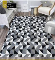 Tapete Sala 1,32x2,00 Dubai Antiderrapante Fácil De Limpar+b