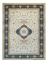 Tapete Sala 140X200 Cm Classico Oriental Bege Borda ul