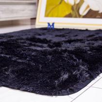 tapete sala 2,00x1,50 shaggy felpudo de luxo macio black friday cor: BEGE COM MARROM