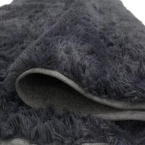 tapete sala 2,00x1,50 shaggy felpudo de luxo macio black friday cor: BEGE COM MARROM
