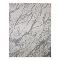 Tapete Sala 200x250 Marmorizado Cinza Gelo Marfim 2,00x2,50