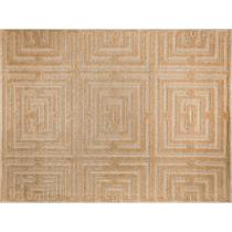 Tapete Sala 200X300 Cm Alto Relevo Realce Eden 72 Bege