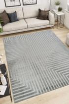 Tapete Sala 250x300 Chevron Cinza 217 Tapete Sala 250x300 Chevron Cinza 217