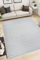 Tapete Sala 250x300 Chevron Cinza 398 Tapete Sala 250x300 Chevron Cinza 398