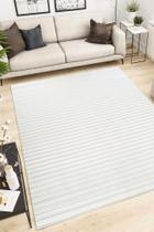 Tapete Sala 250x350 Chevron Bege 398