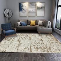 Tapete Sala 300X200Cm 3X2 Sem Pelo Abstrato Gelo Bege Tapete Sala 300X200Cm 3X2 Sem Pelo Abstrato Gelo Bege