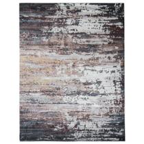 Tapete Sala Adana Grey Estonado 200X250 Abstrato Artistico