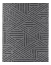 Tapete Sala Alto Relevo Realce Trama Grafite 250x300 Cm 2,5x3m