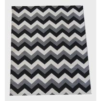 Tapete Sala Chevron Preto Cinza Branco Zigzag 150X200 Cm Tapete Sala Chevron Preto Cinza Branco Zigzag 150X200 Cm