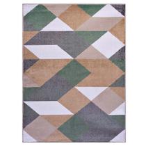 Tapete Sala Classic Maiorca 24 Caramelo-Verde 1,00X1,50M