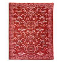 Tapete Sala Classico Oriental 100X150 Cm Tipo Belga Vermelho