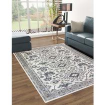 Tapete Sala Classico Oriental 200X250 Cm Tipo Belga 55 Azul