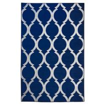 Tapete Sala Decorativo 50X100 Cm Geometrico Arabesco Azul Tapete Sala Decorativo 50X100 Cm Geometrico Arabesco Azul