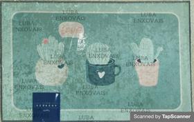 Tapete Sala e Quarto Estampas Gatos e Cachorros - 50cm X 80cm - Antiderrapante