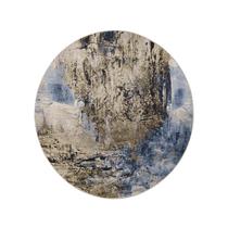 Tapete Sala Egípcio Paris 04 Azul 2,00M Redondo Edantex Tapete Sala Egípcio Paris 04 Azul 2,00M Redondo Edantex