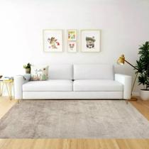Tapete Sala Escritório 2,00X3,00m Macio Antiderrapante Areia Tapete Sala Escritório 2,00X3,00m Macio Antiderrapante Areia