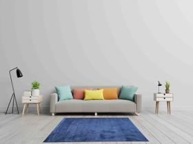 Tapete Sala Escritório Quadrado 0,80cm X 0,80cm Antiderrapante