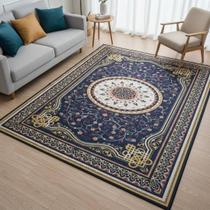 Tapete Sala estilo indiano 2,00 x 1.40tm Antialérgico e antiderrapante Super Luxo