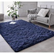 Tapete Sala Felpudo Peludo Cinza 200 X 200 Cm.