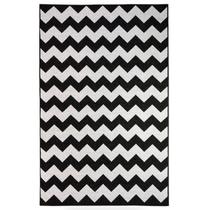 Tapete Sala Geometrico Zigzag 200X250 Cm Lavavel Preto Prata Tapete Sala Geometrico Zigzag 200X250 Cm Lavavel Preto Prata