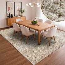 Tapete Sala Jantar Antiderrapante Macio Luxo Os Clas 200x250 Tapete Sala Jantar Antiderrapante Macio Luxo Os Clas 200x250