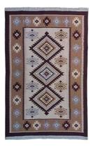 Tapete Sala Kilin Gashgai 200X250 Dupla Face Tribal 2 Bege Tapete Sala Kilin Gashgai 200X250 Dupla Face Tribal 2 Bege