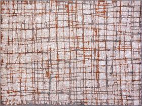 Tapete Sala Maldivas 18 Chumbo Laranja 200X300 Cm Estonado