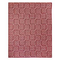 Tapete Sala Moderno Geometrico Tabuleiro 100X150 Cm Vermelho Tapete Sala Moderno Geometrico Tabuleiro 100X150 Cm Vermelho