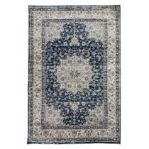 Tapete Sala Nain Blue 140X200 Cm Industrializado Tipo Persa