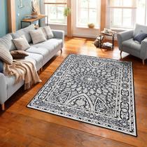 Tapete Sala Nobre 2,00x2,50 Antider Domani Gardenia Azul