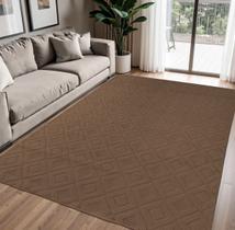 Tapete Sala Pelo Baixo Grande Macio 3x2 Antiderrapante