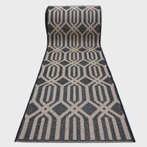 Tapete Sala Polo Quadros Scarlatti 200X250 Cm Preto E Cinza
