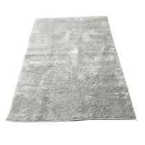 Tapete Sala Quarto 200x250 Cinza Claro Affetto Antiderrapante - Prata Textil