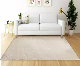 Tapete Sala Quarto 2,00x4,00 Gigante Pelo Super Macio Perola