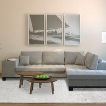 Tapete Sala Quarto 2,50x2,00m Talia 414 Grey - Coleção Pemogo Tapete Sala Quarto 2,50x2,00m Talia 414 Grey - Coleção Pemogo