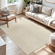 Tapete Sala Quarto Chevron Rústico Algodão 1,40m X 2,00m Antiderrapante Lavável Rústico Decorativo Estampa ZigZag Resistente