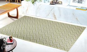 Tapete Sala Quarto Cozinha 200x150 Facil de limpar Chevron