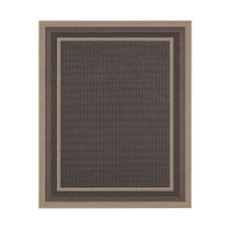 Tapete Sala Quarto Econature 2,00x2,50 Moldura Bege Chumbo77