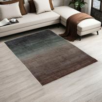 Tapete Sala Quarto Escritório 1,40x1,00m Antiderrapante Base Emborrada Berlim