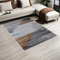 Tapete Sala Quarto Escritório 1,40x1,00m Antiderrapante Base Emborrada Berlim