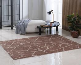 Tapete Sala Quarto Escritório 1,50x1,00m Shagy Pelo 17mm Antiderrapante Base Emborrada Desing - Paulo Cezar Enxovais