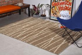 Tapete Sala Quarto Escritório 1,50x1,00m Shagy Pelo 17mm Antiderrapante Base Emborrada Desing