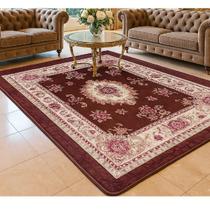 Tapete sala, quarto ou escritório estampado floral em veludo