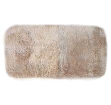 Tapete Sala Quarto Peludo Luxuoso Antiderrapante 95x50cm