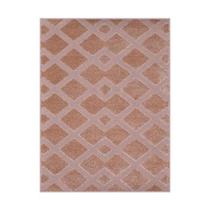 Tapete Sala Realce Alto Relevo Trilho 72 Bege 1,50x2,00M